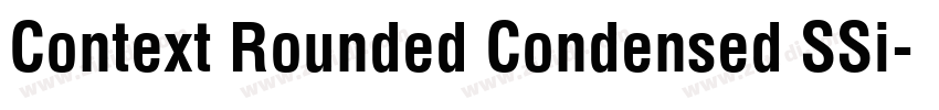 Context Rounded Condensed SSi字体转换